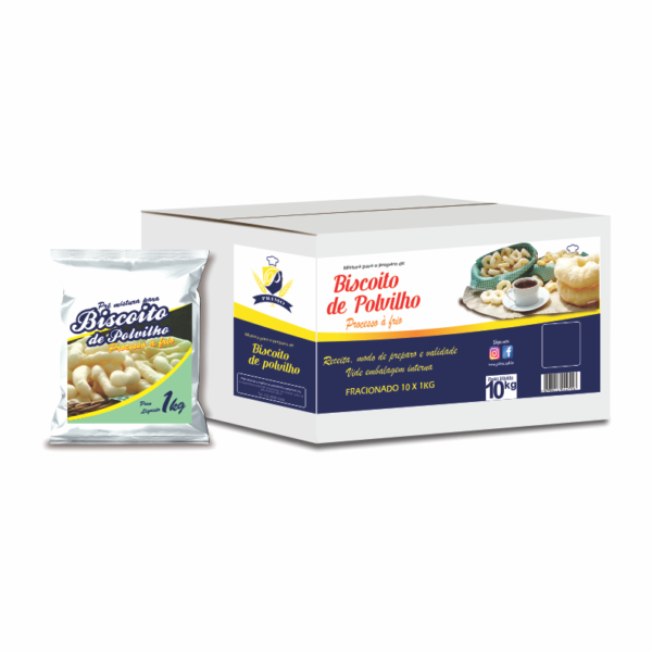 BISCOITO DE POLVILHO 10 KG ( 10 X 1 KG)